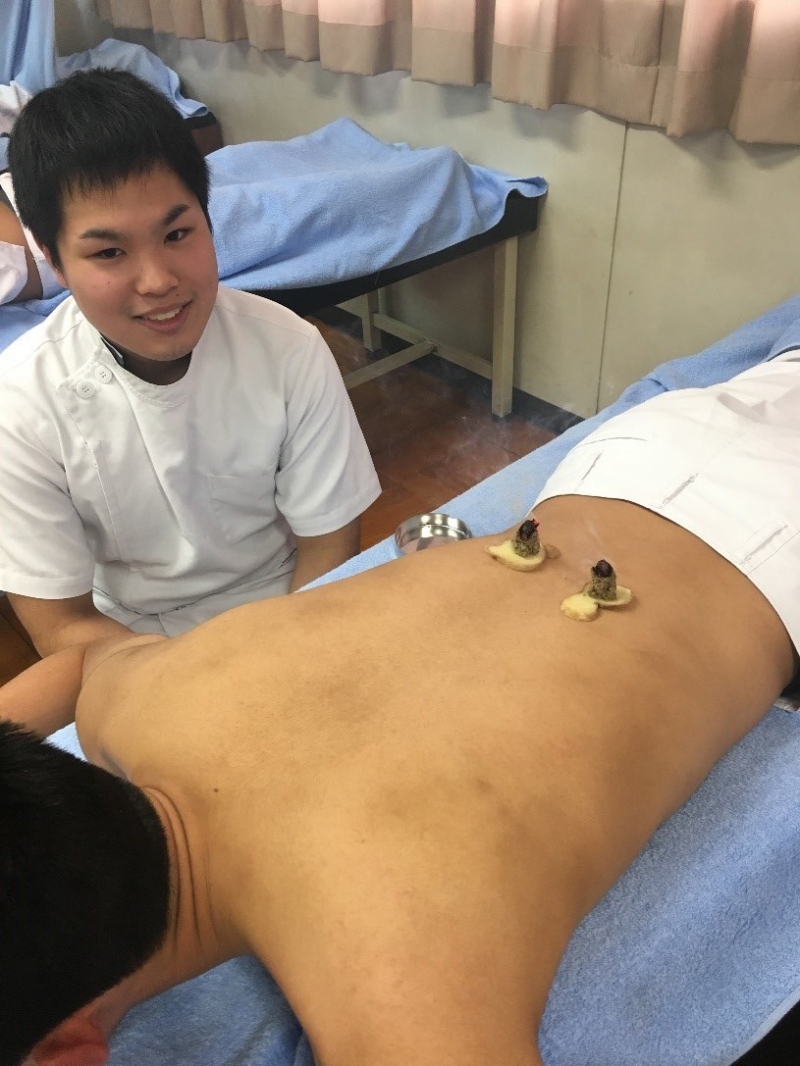 初「生姜灸」が上手くできて満足!